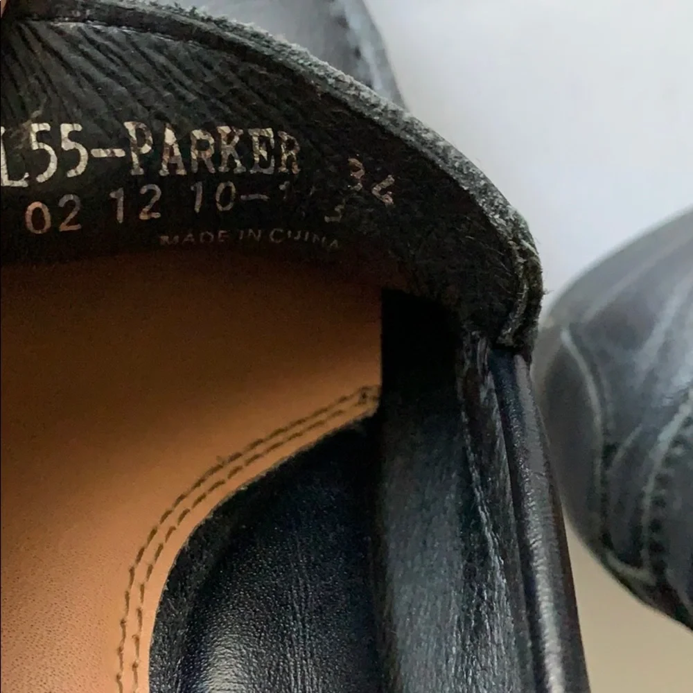 Kids hand made leather shoes